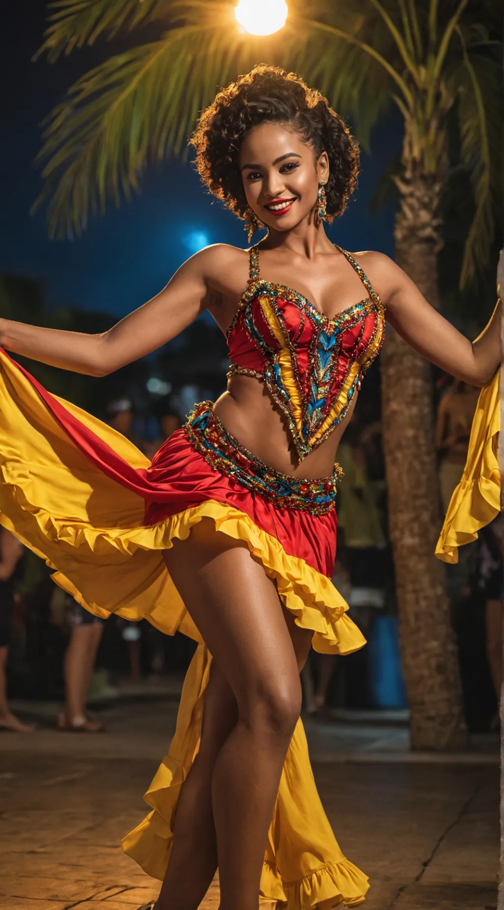 ai character: Lucia Arroyo background