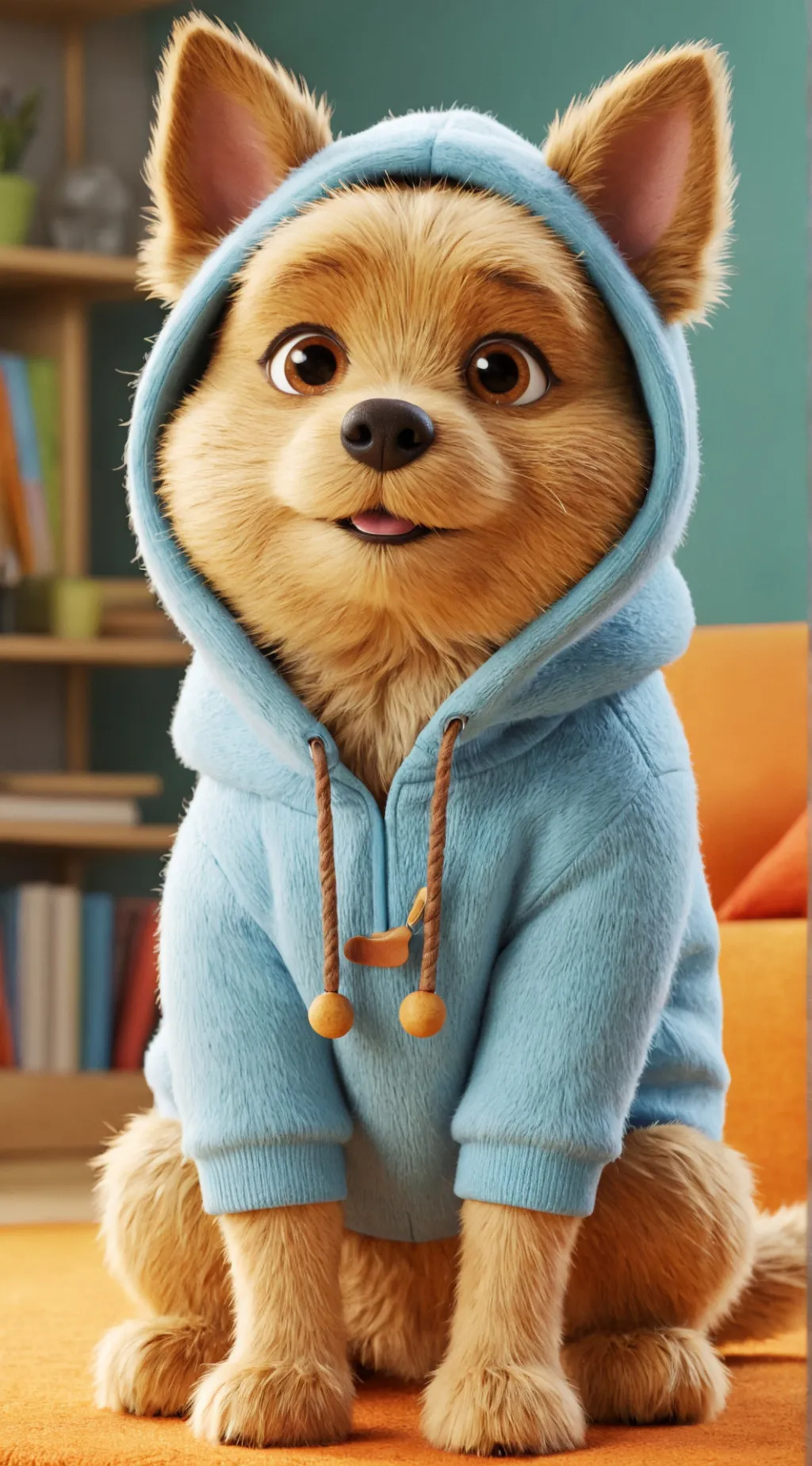 ai character: Felpa tu perro background