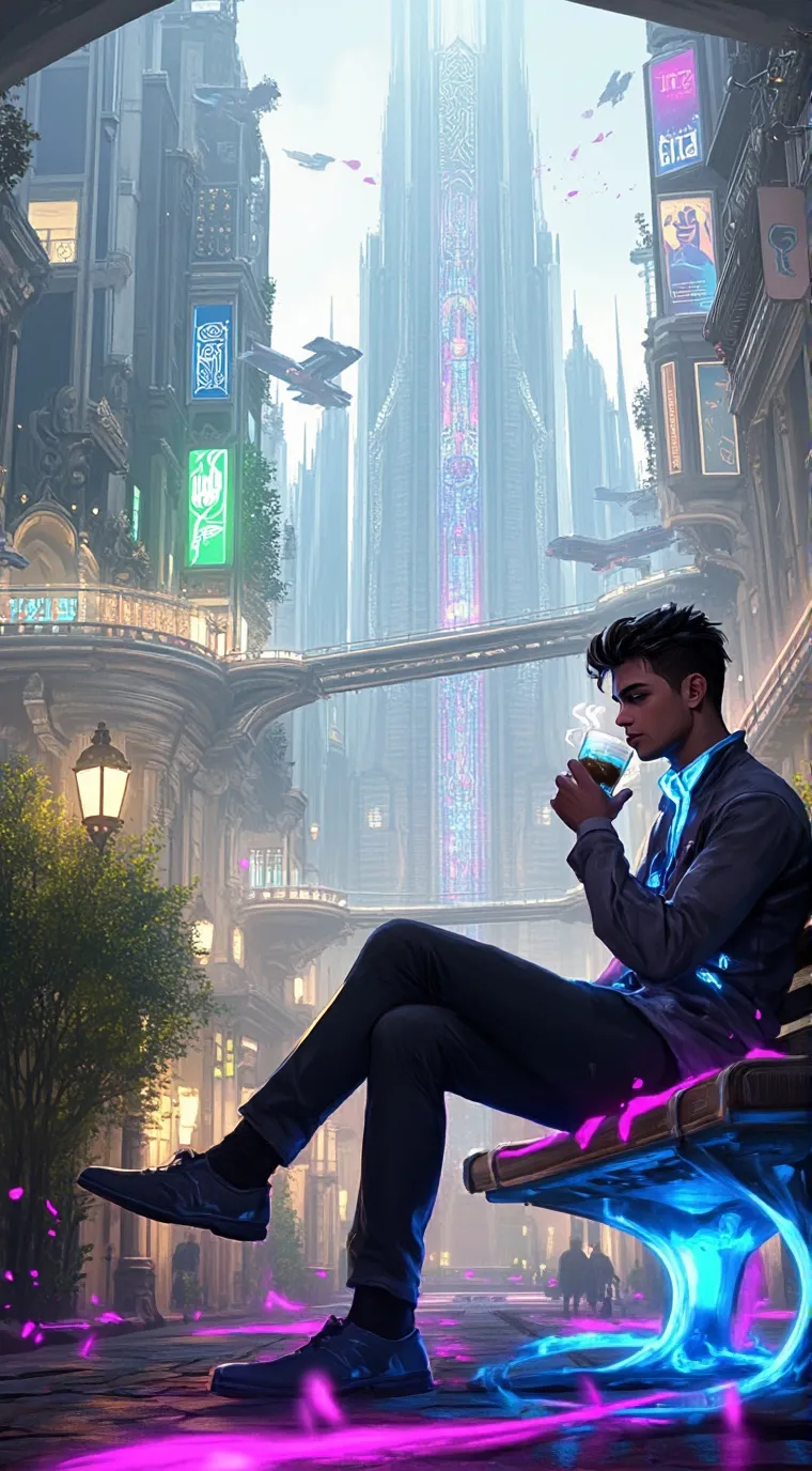 ai character: Nexo background