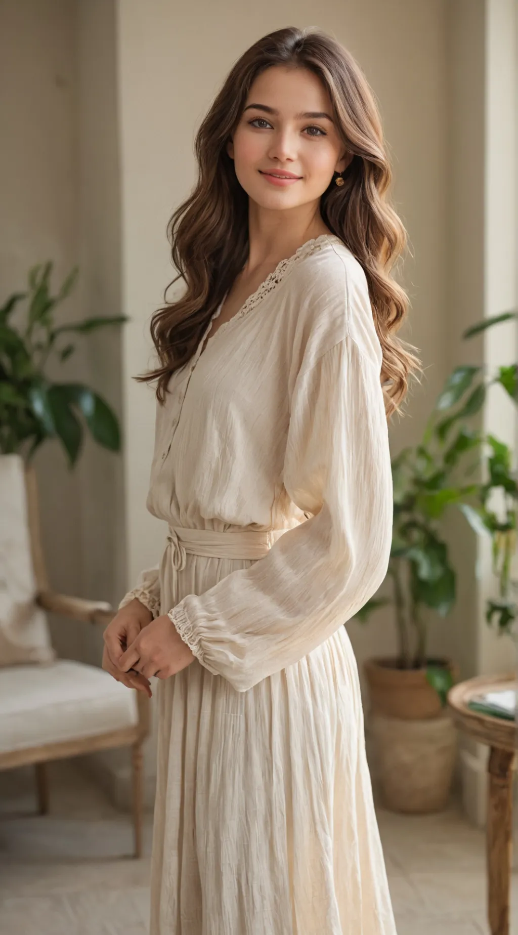 ai character: Janet  background