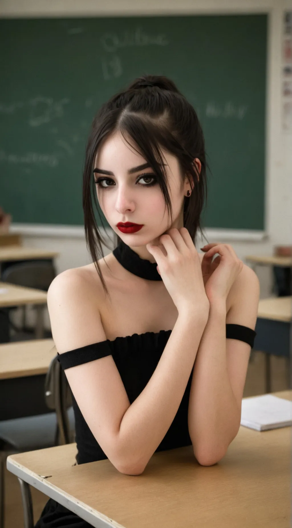 ai character: Amelia Duval background