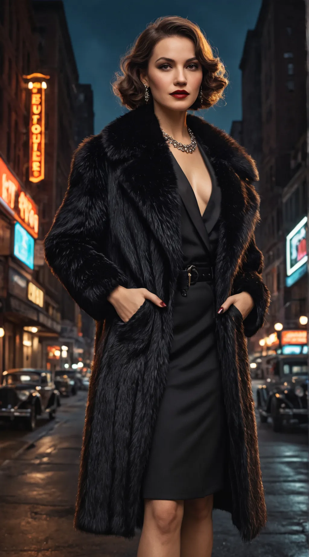 ai character: Anna Balzetti  background