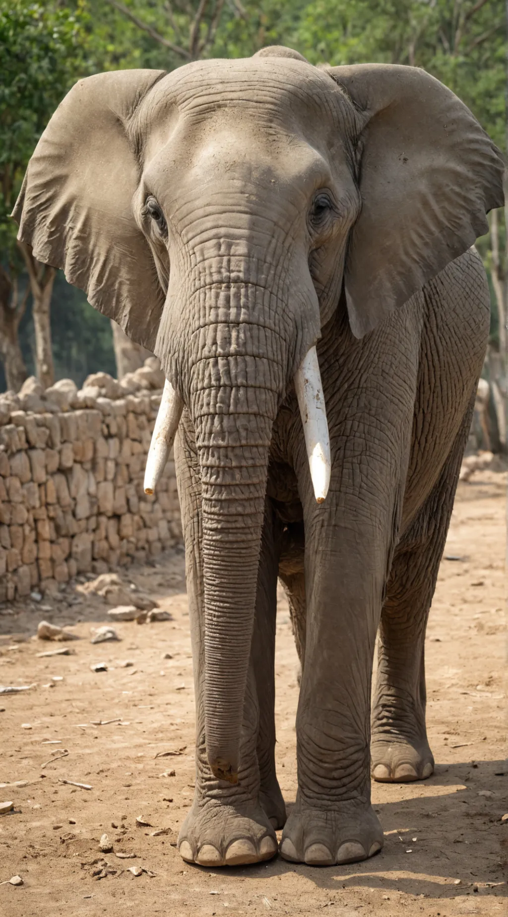 ai character: Elefante background