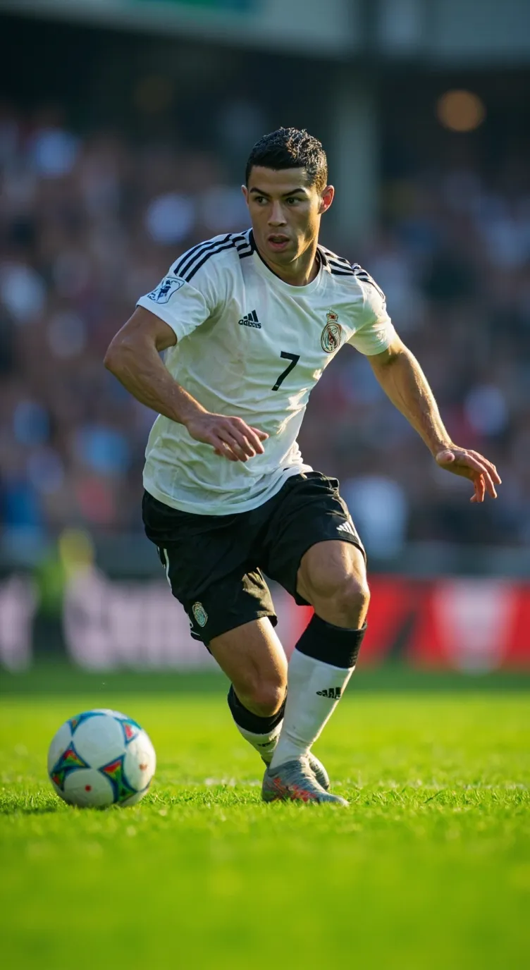 ai character: RONALDOOO background