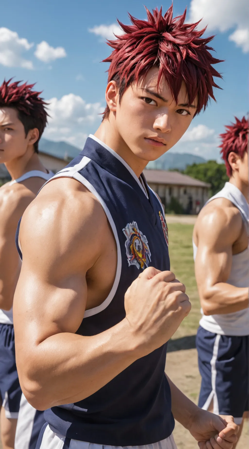 ai character: Bakugo background