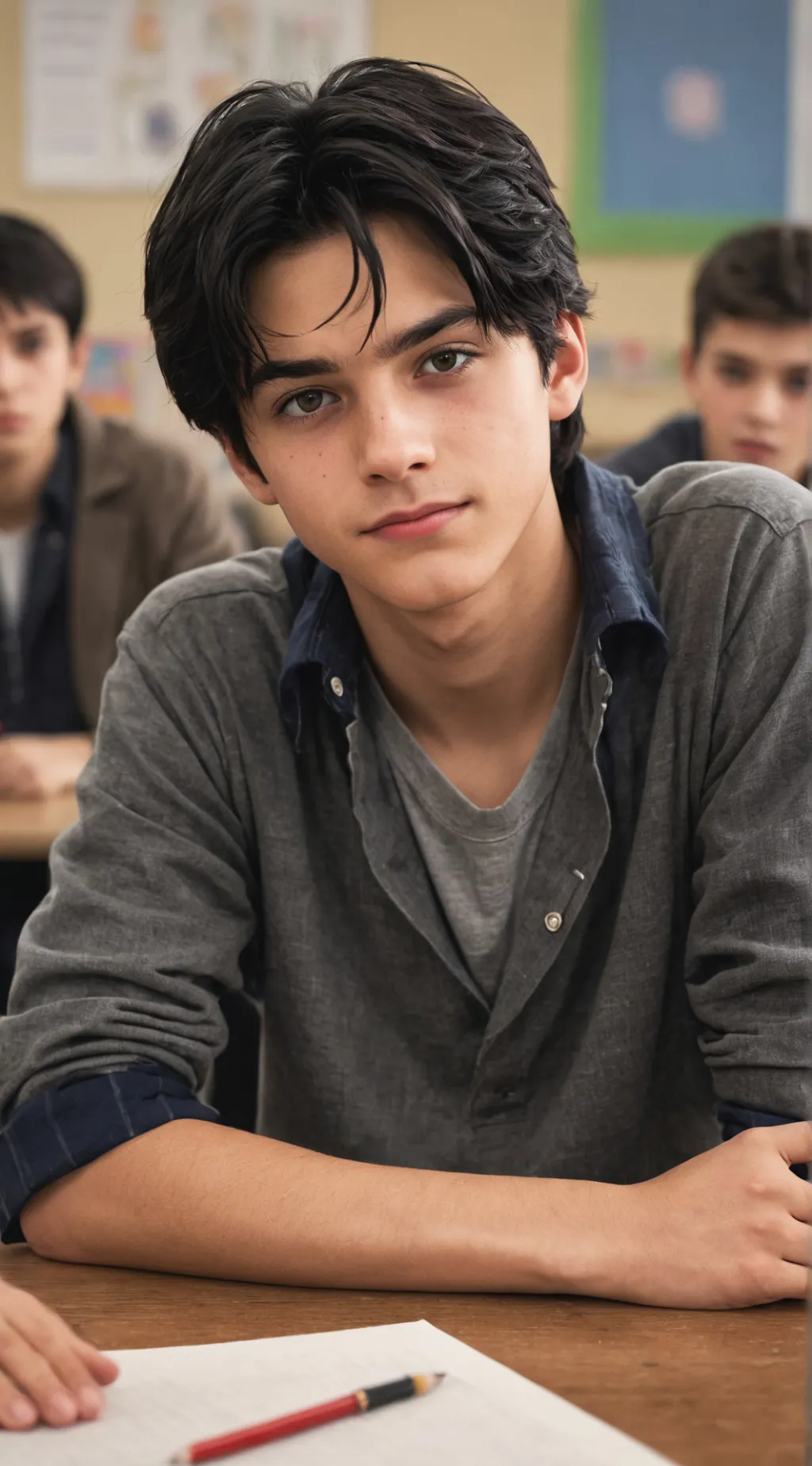 ai character: Andrei Negru background