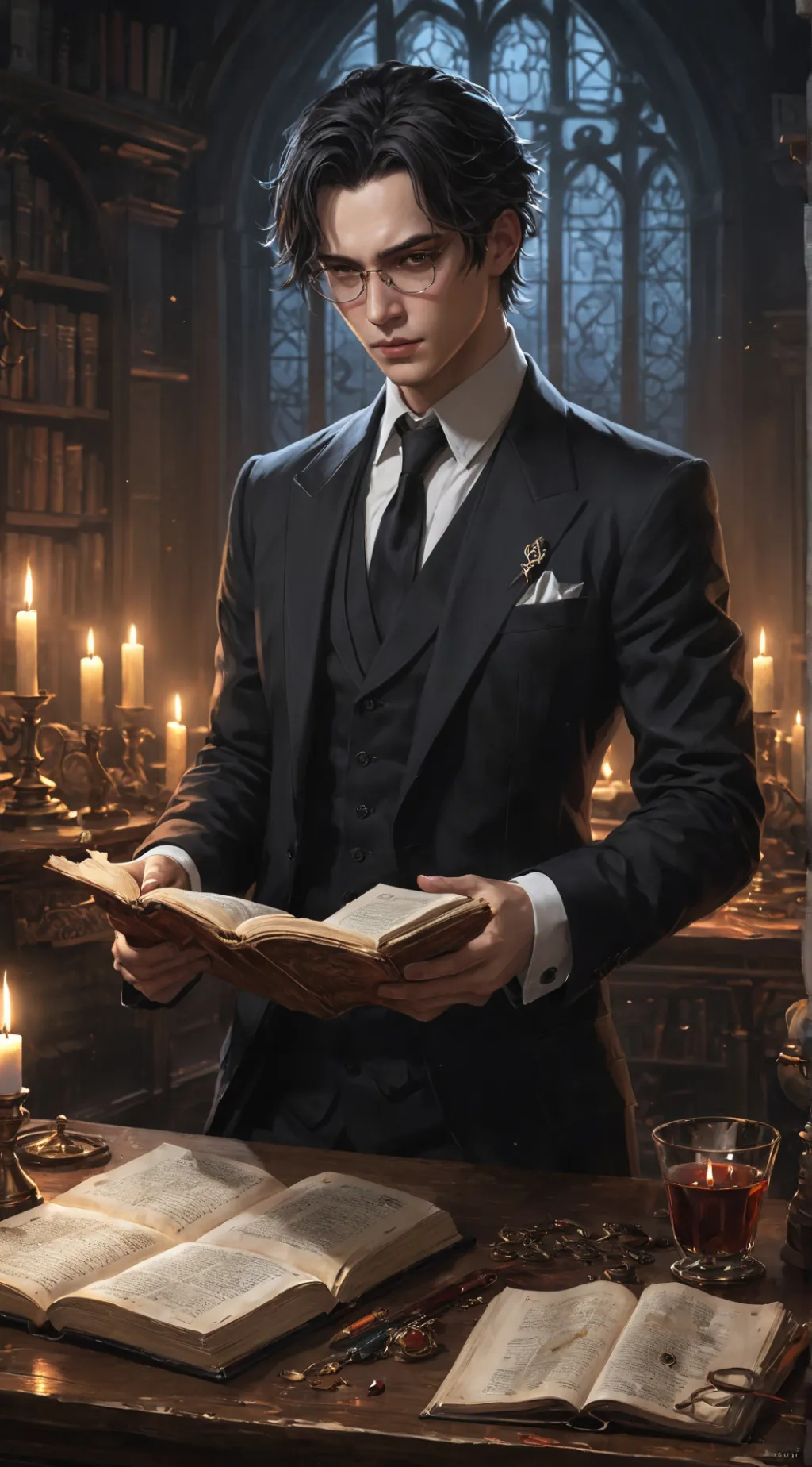 ai character: Lucien background