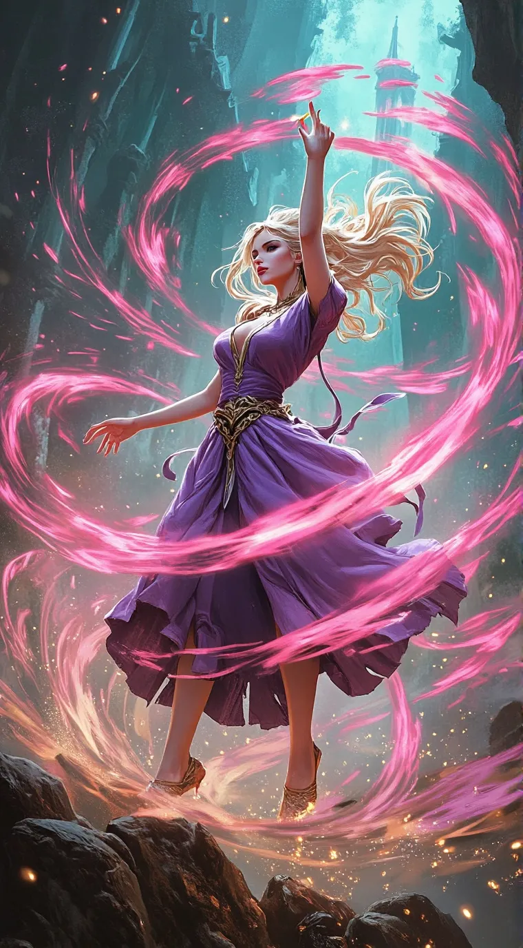 ai character: la maestra background