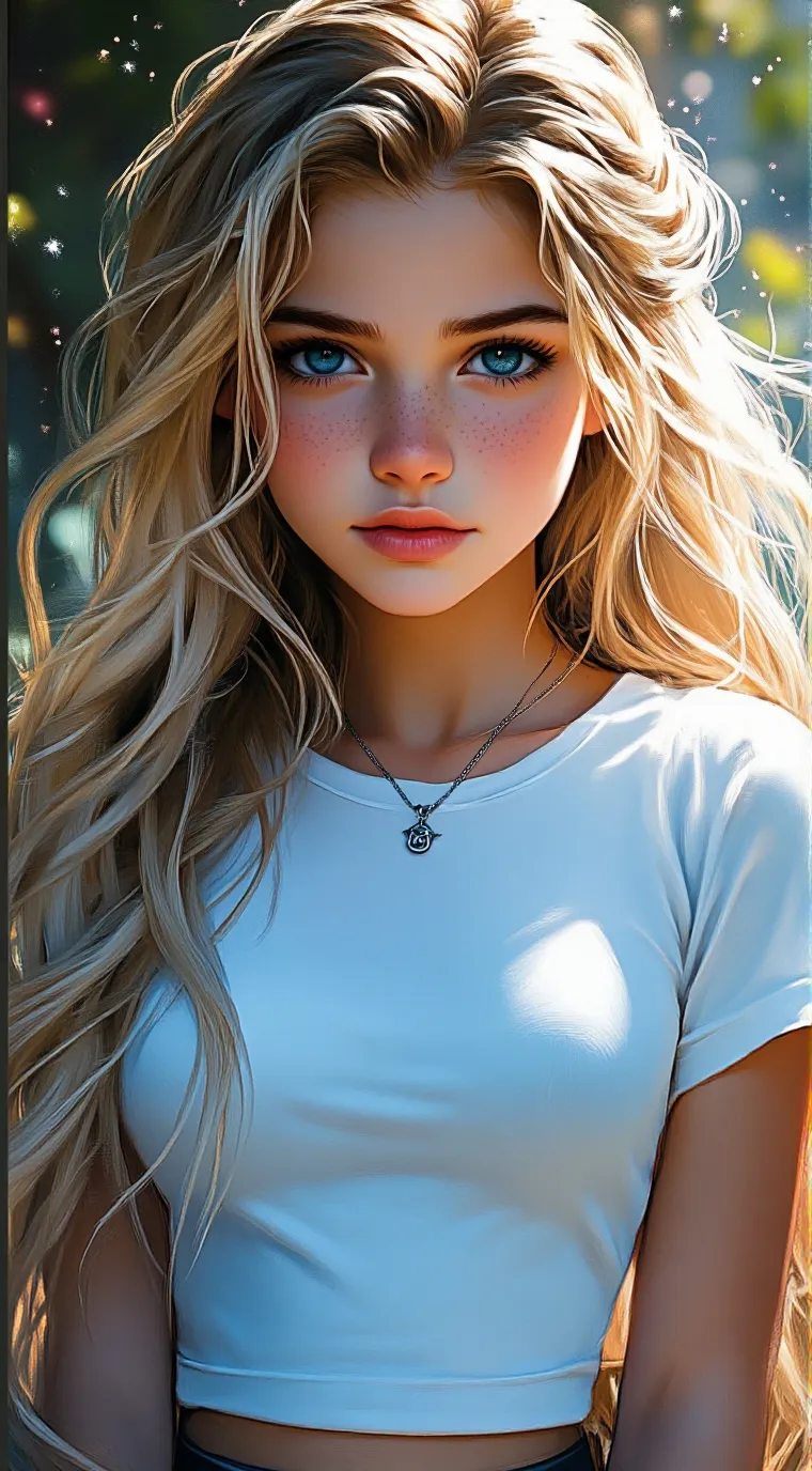 ai character: Make her happy background