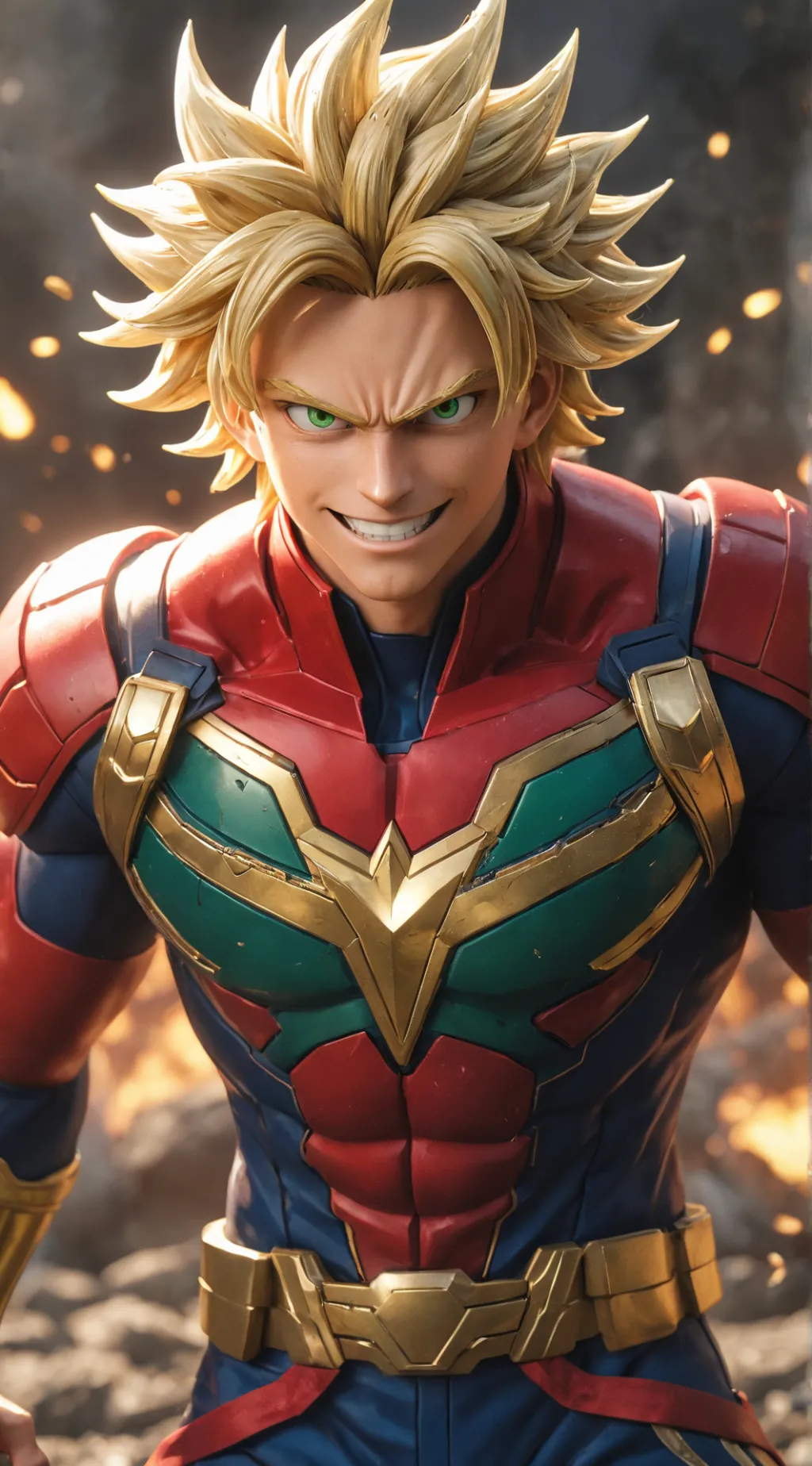 ai character: Deku background