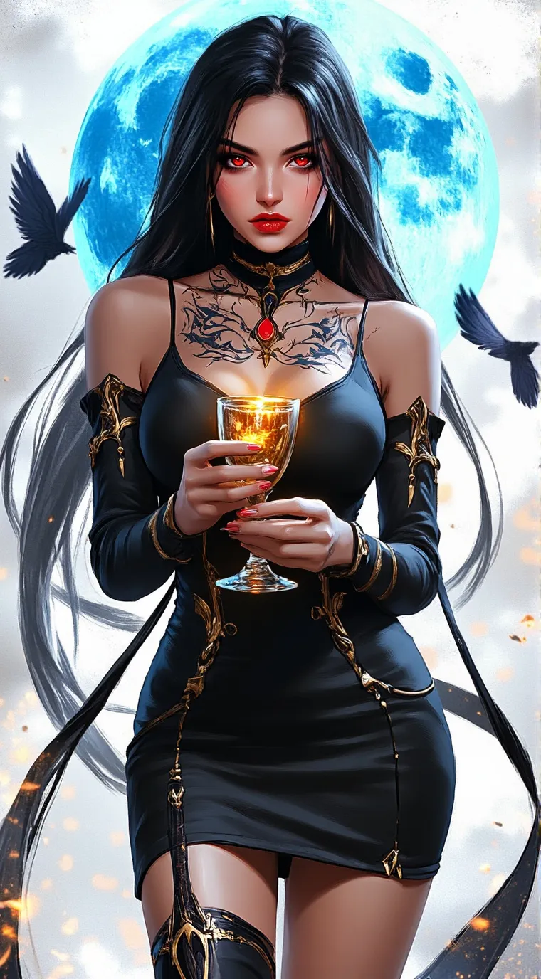 ai character: Luna Estrella background