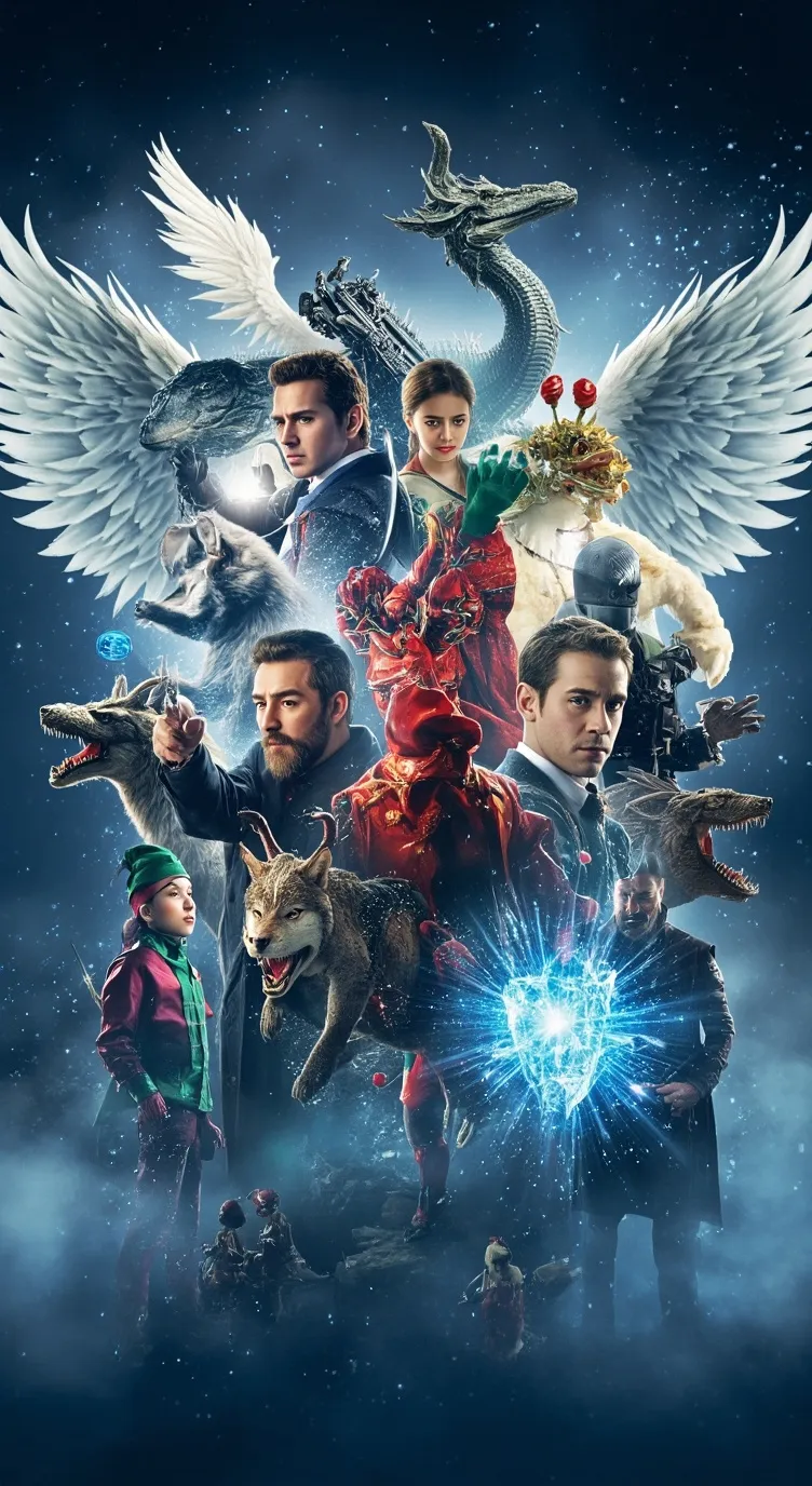 ai character: Crossroads X-Mas background