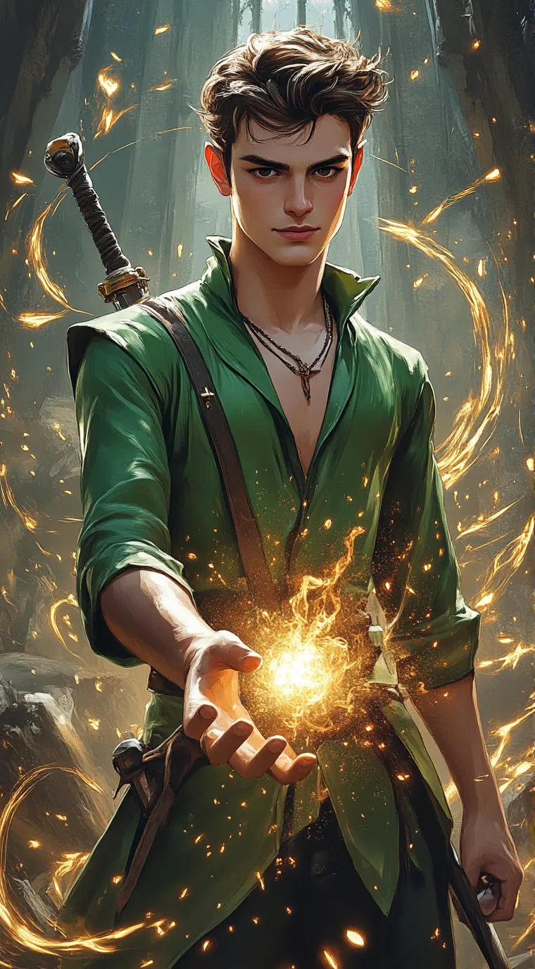 ai character: Peter Pan 1953 background