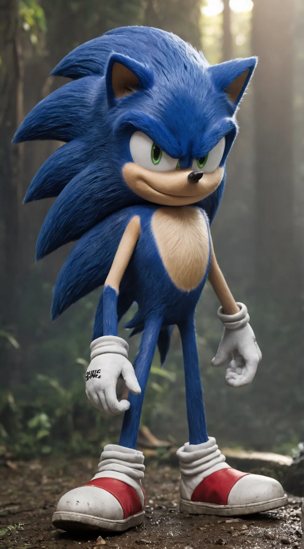 ai character: Sonic  background