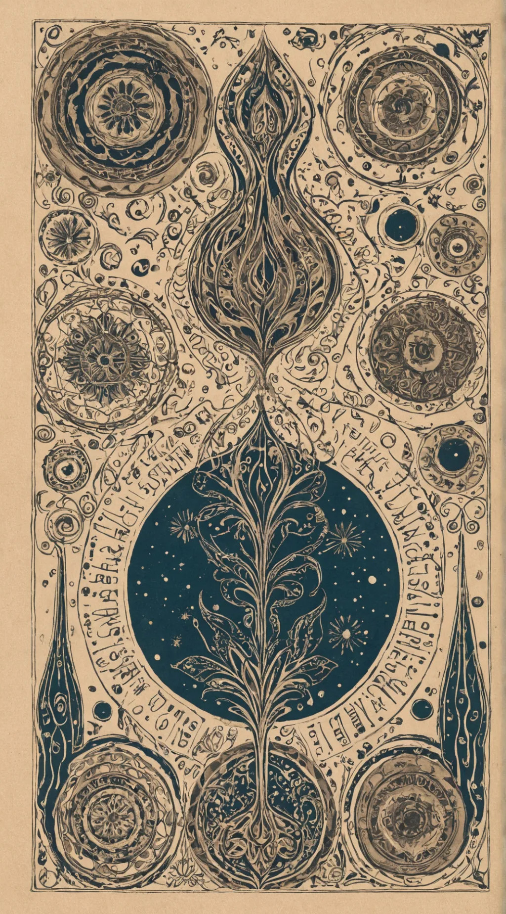 ai character: all elements card  background