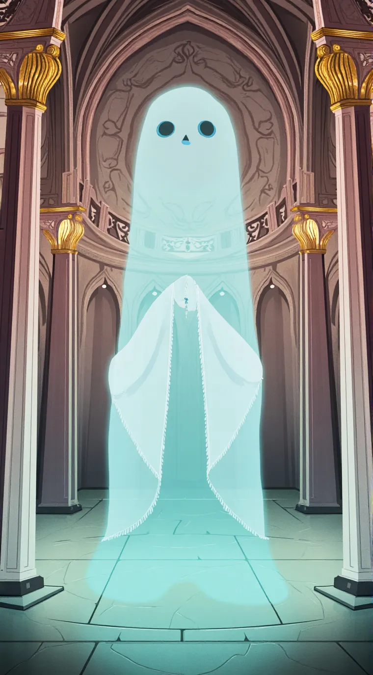 ai character: Ghost background