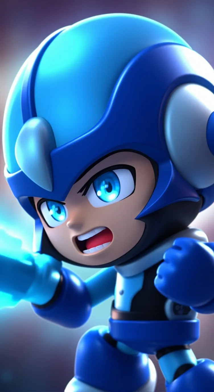 ai character: mega Man background