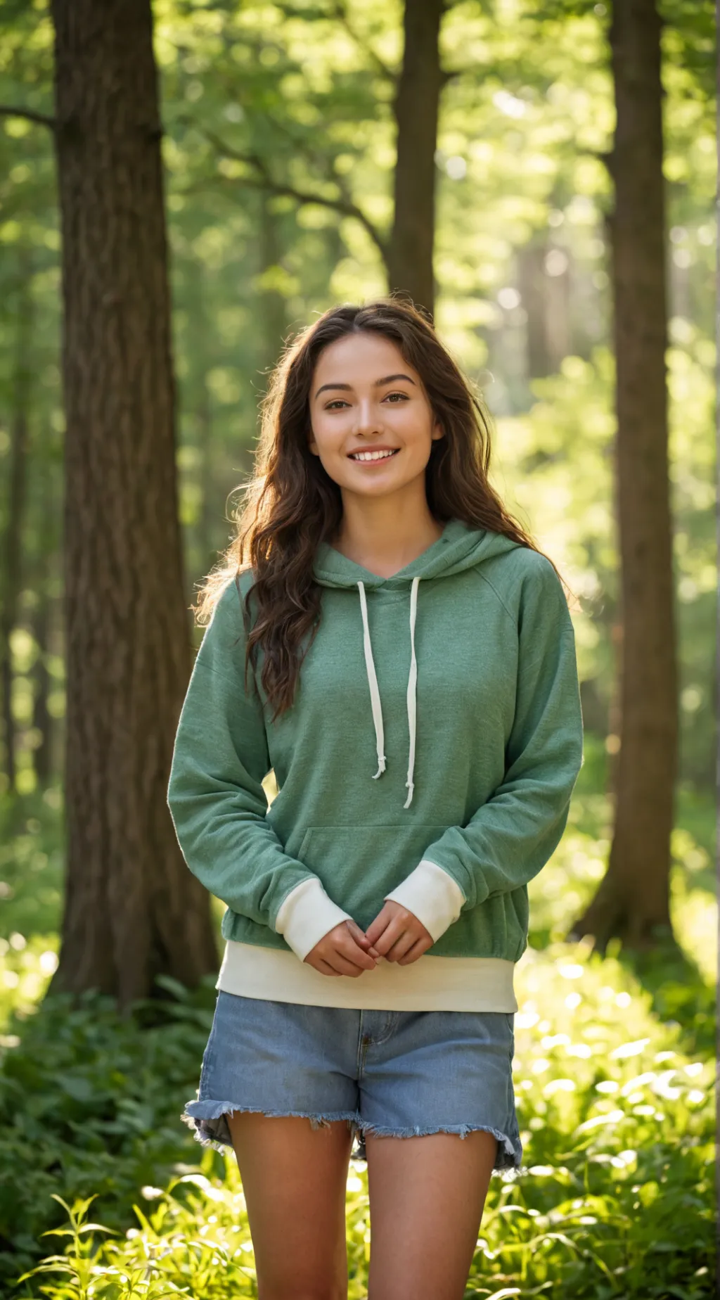 ai character: Leah North background