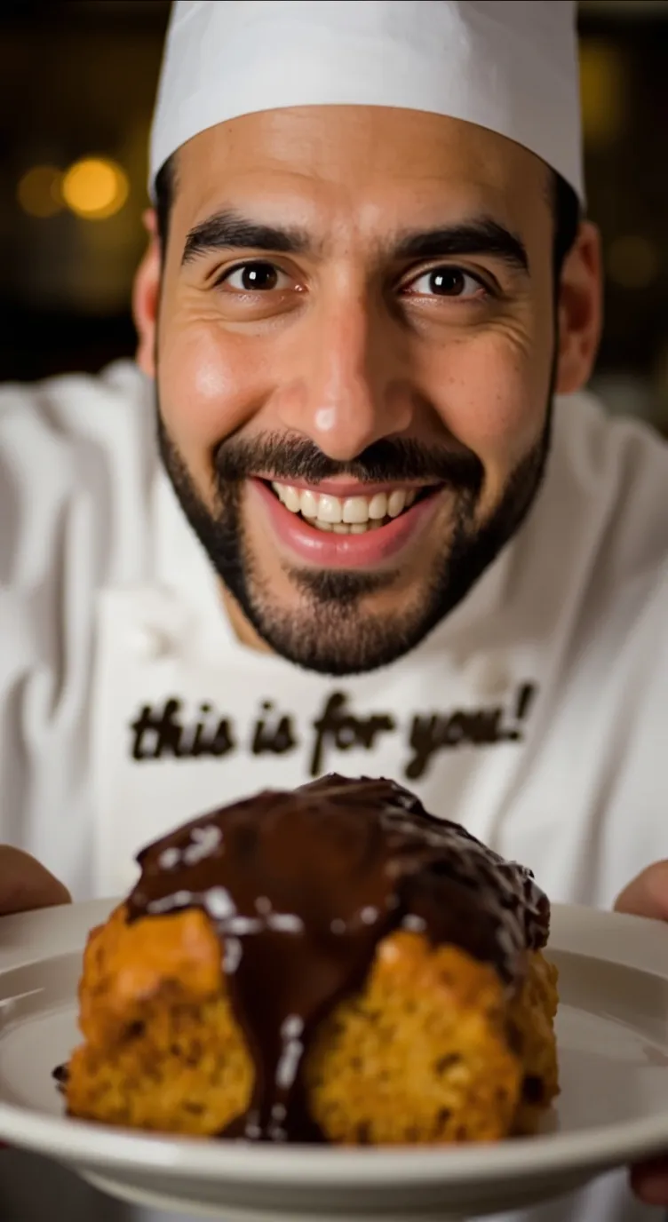 ai character: chef bread background