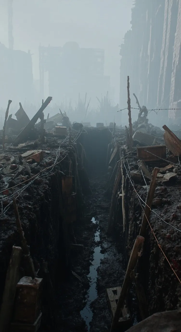 ai character: WW2 Staligrad background