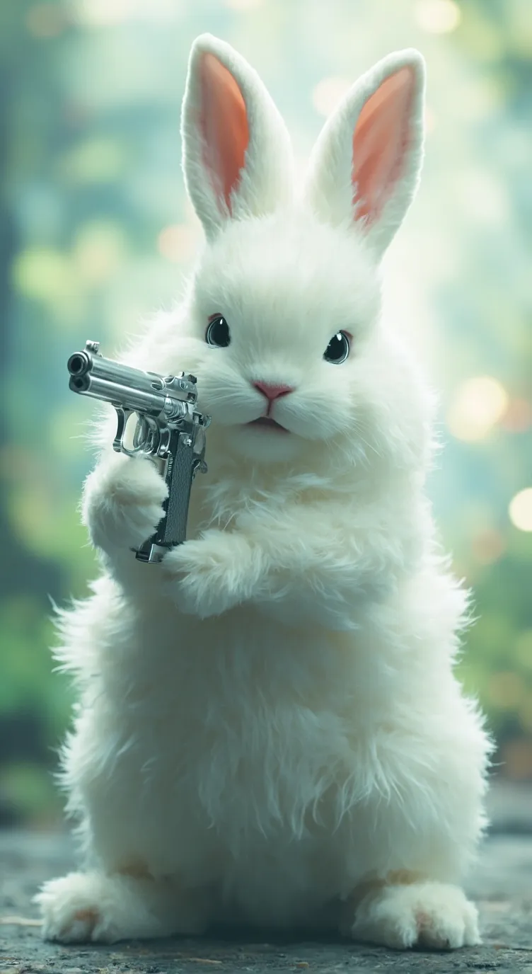 ai character: 🐰🐇Gubby🐇🐰 background