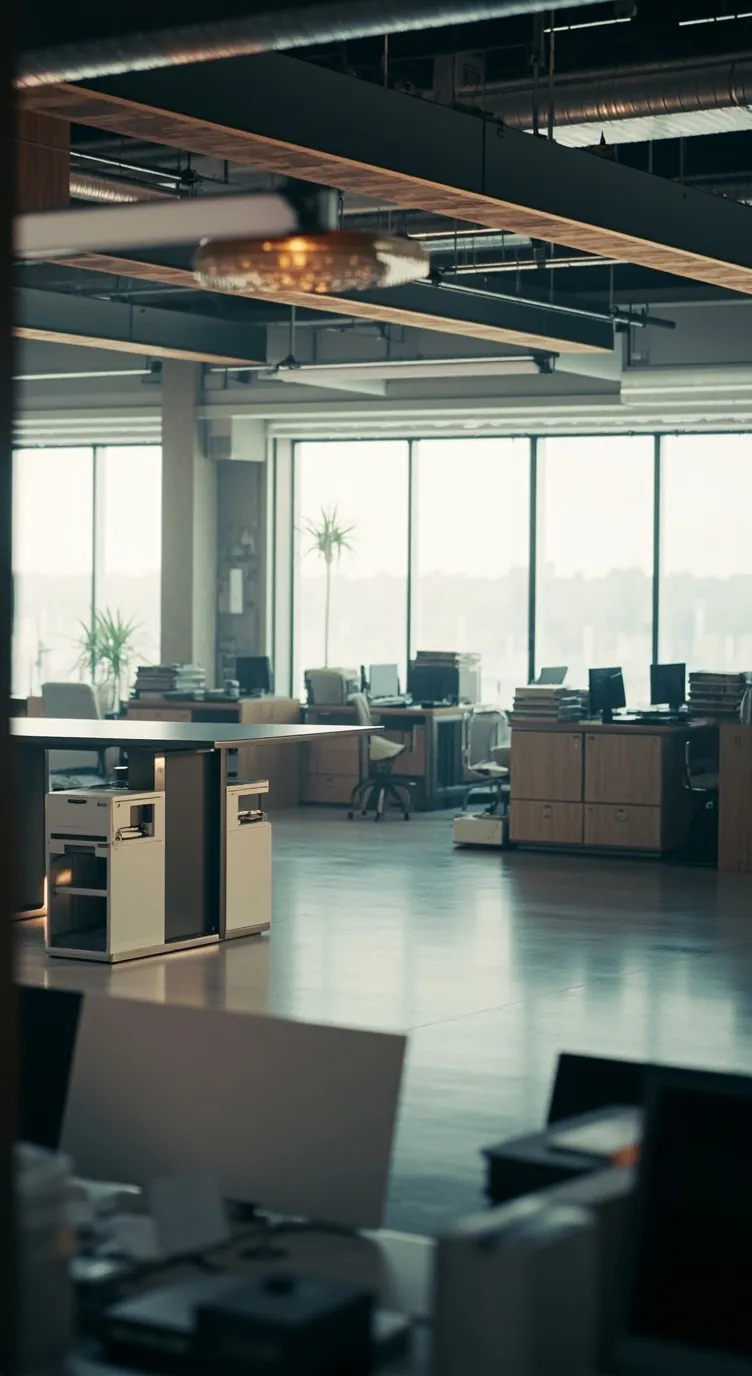 ai character: TOXICOFFICE au Y/N background