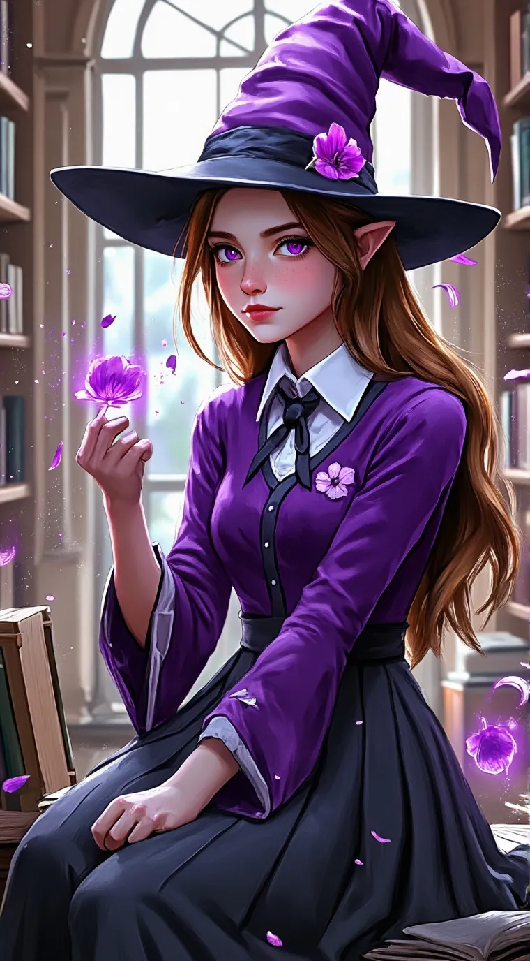 ai character: The Magic WeSchool background