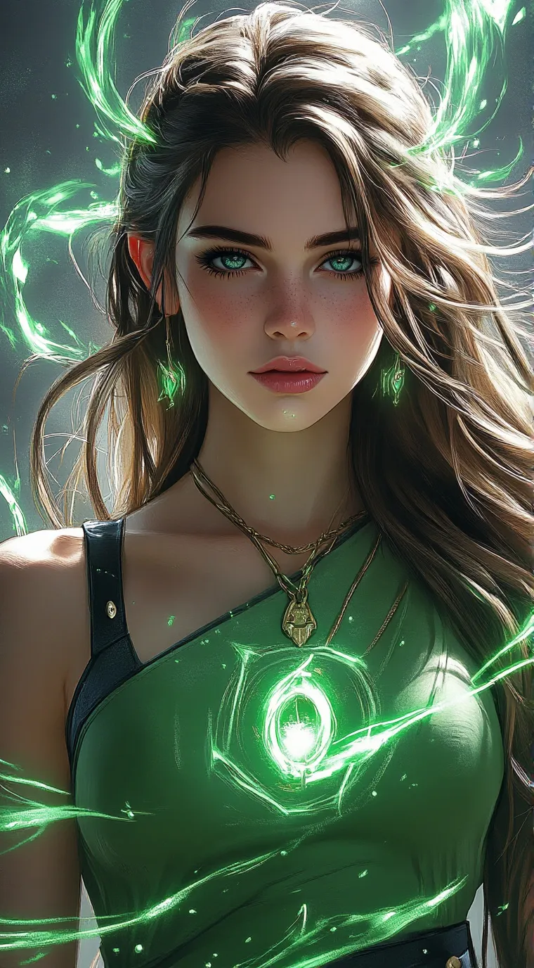 ai character: Aurora background