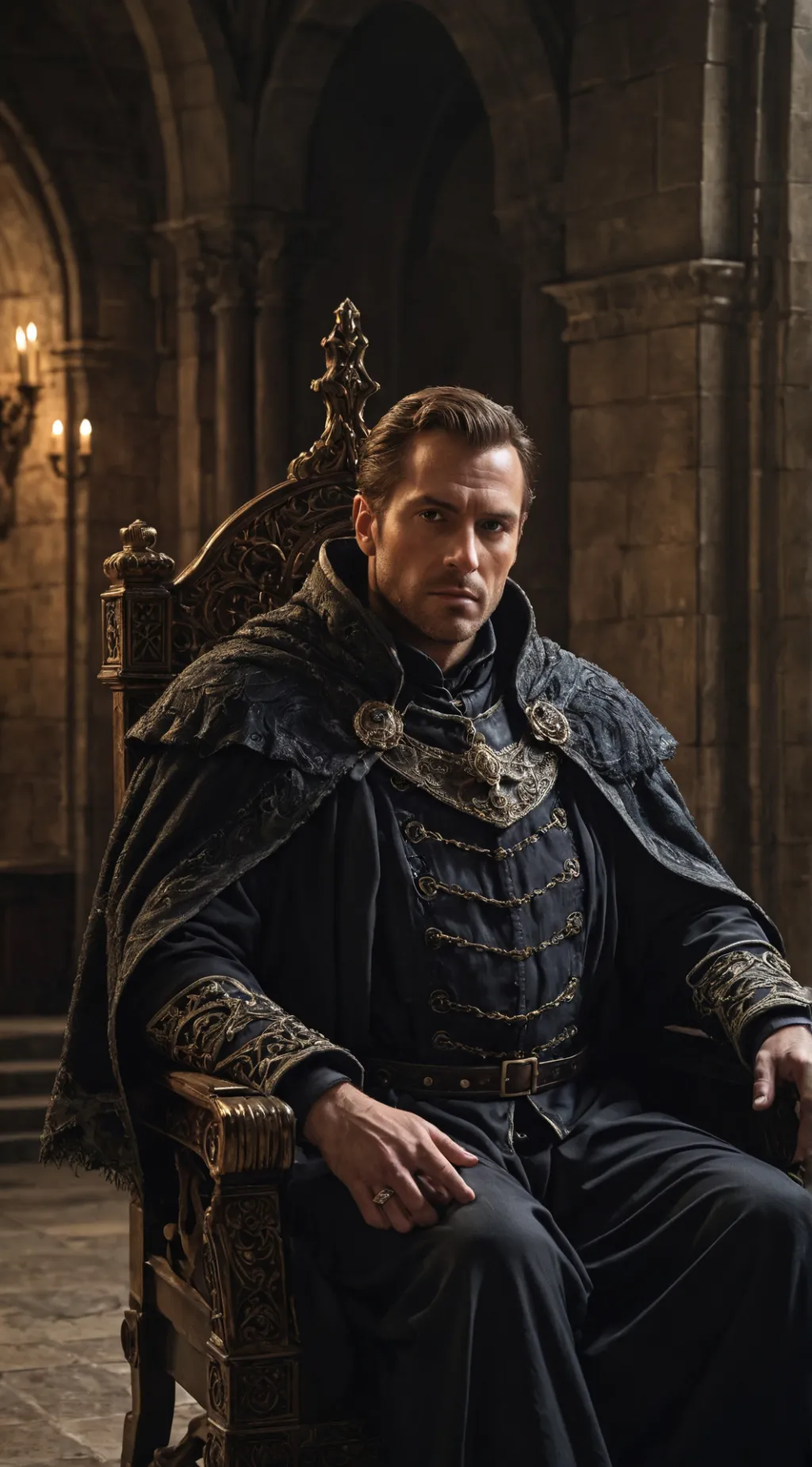 ai character: Alaric Vespera  background