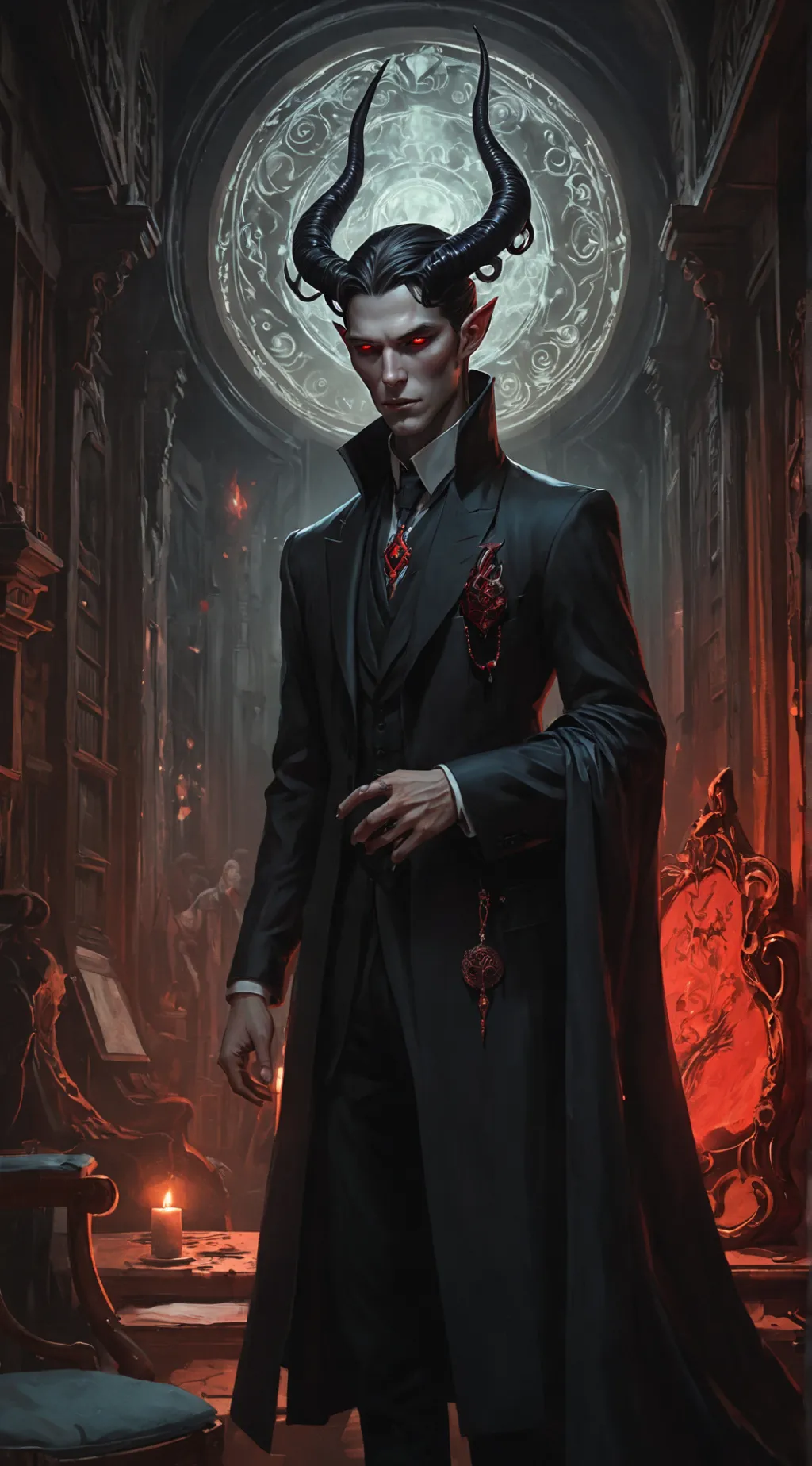 ai character: Lucien background