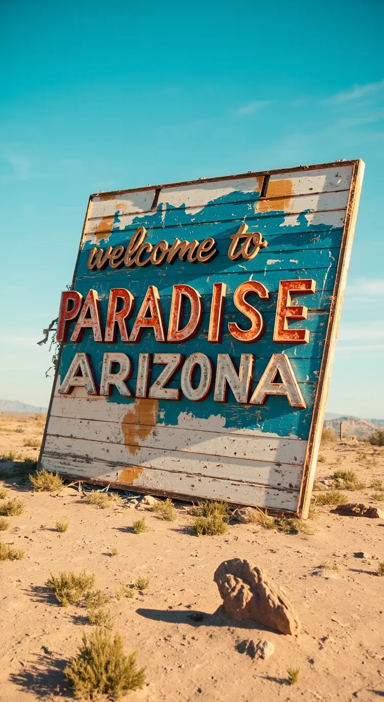 ai character: Paradise, AZ background