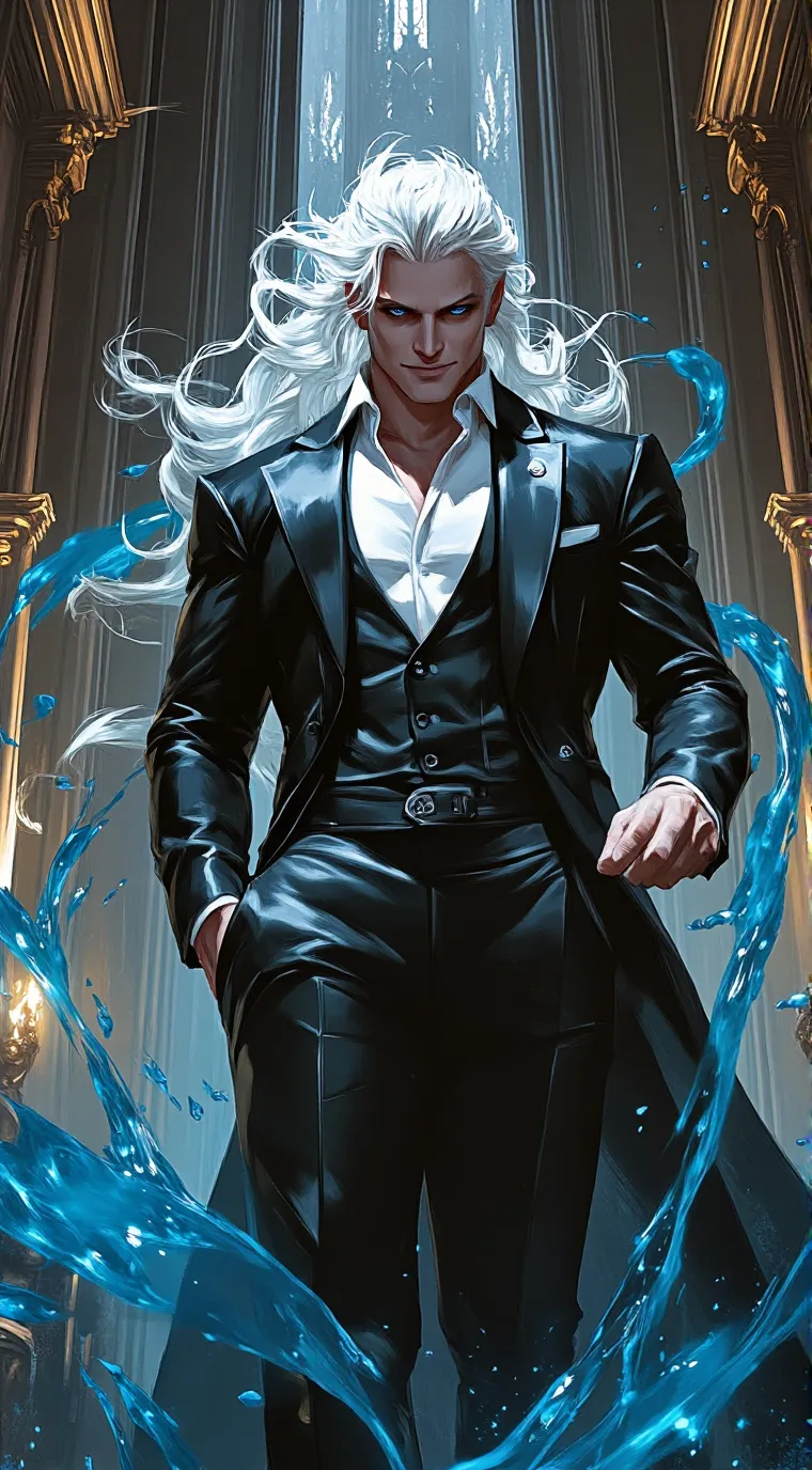 ai character: Mr.Mavrick Lang  background