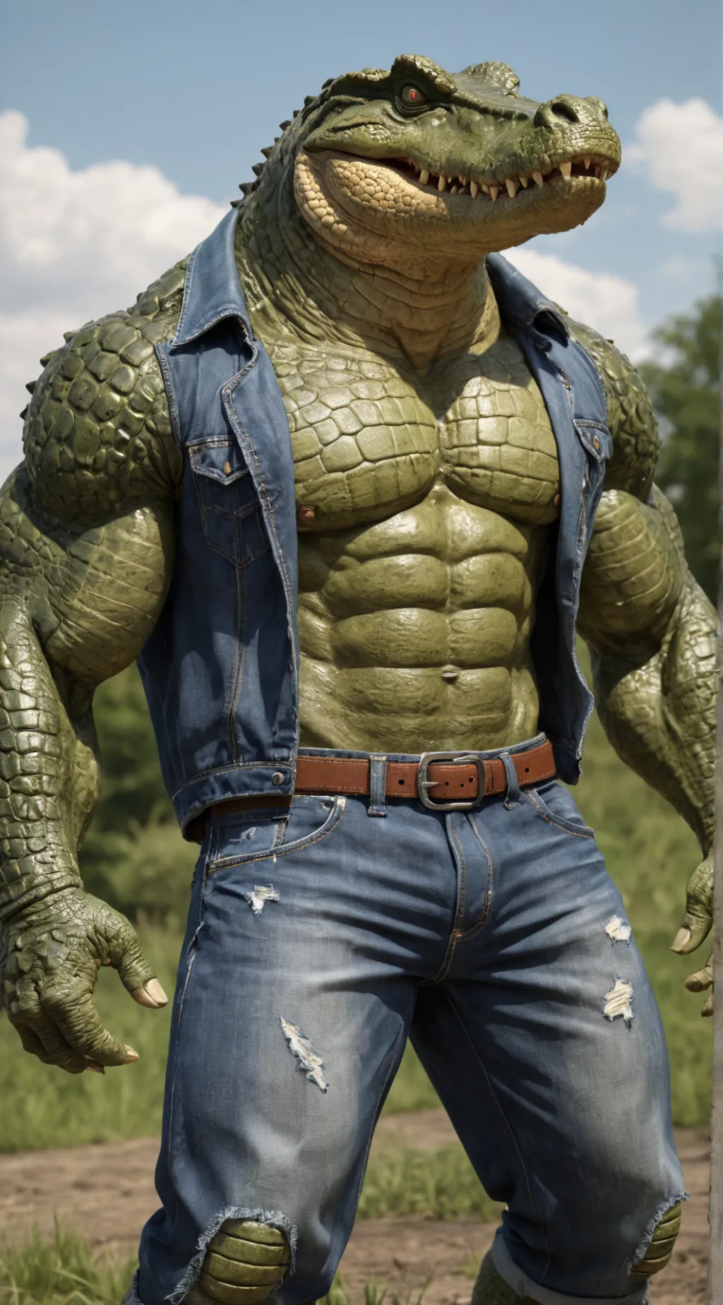 ai character: Crocodylus the Mag background