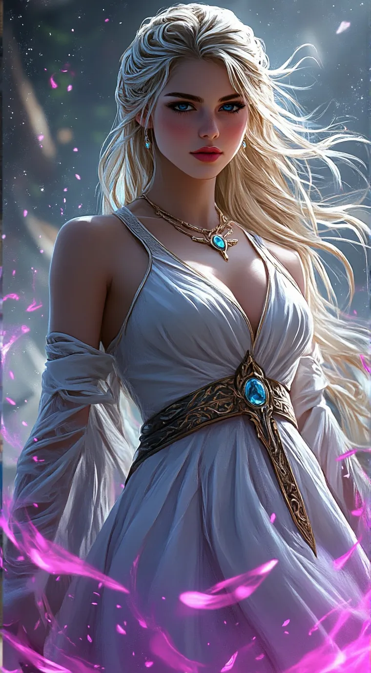 ai character: Lily pie background