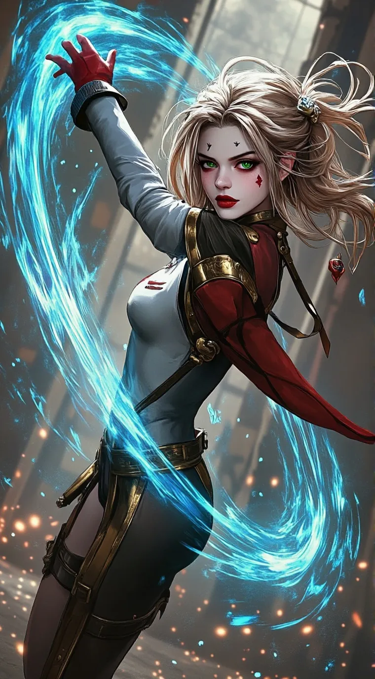 ai character: Harley Quinn background