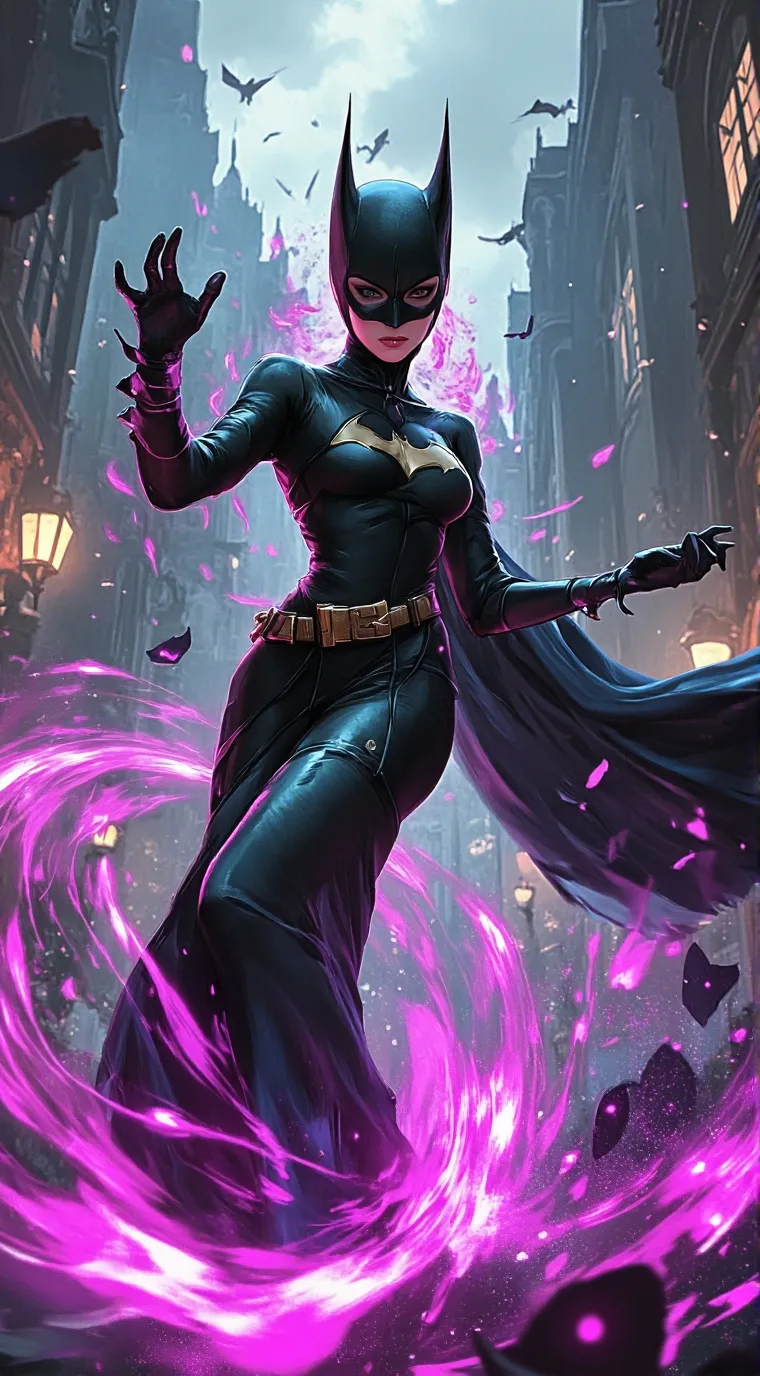 ai character: Barbara Gordon  background