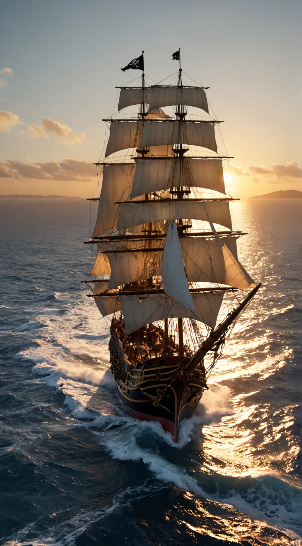 ai character: One Piece  background