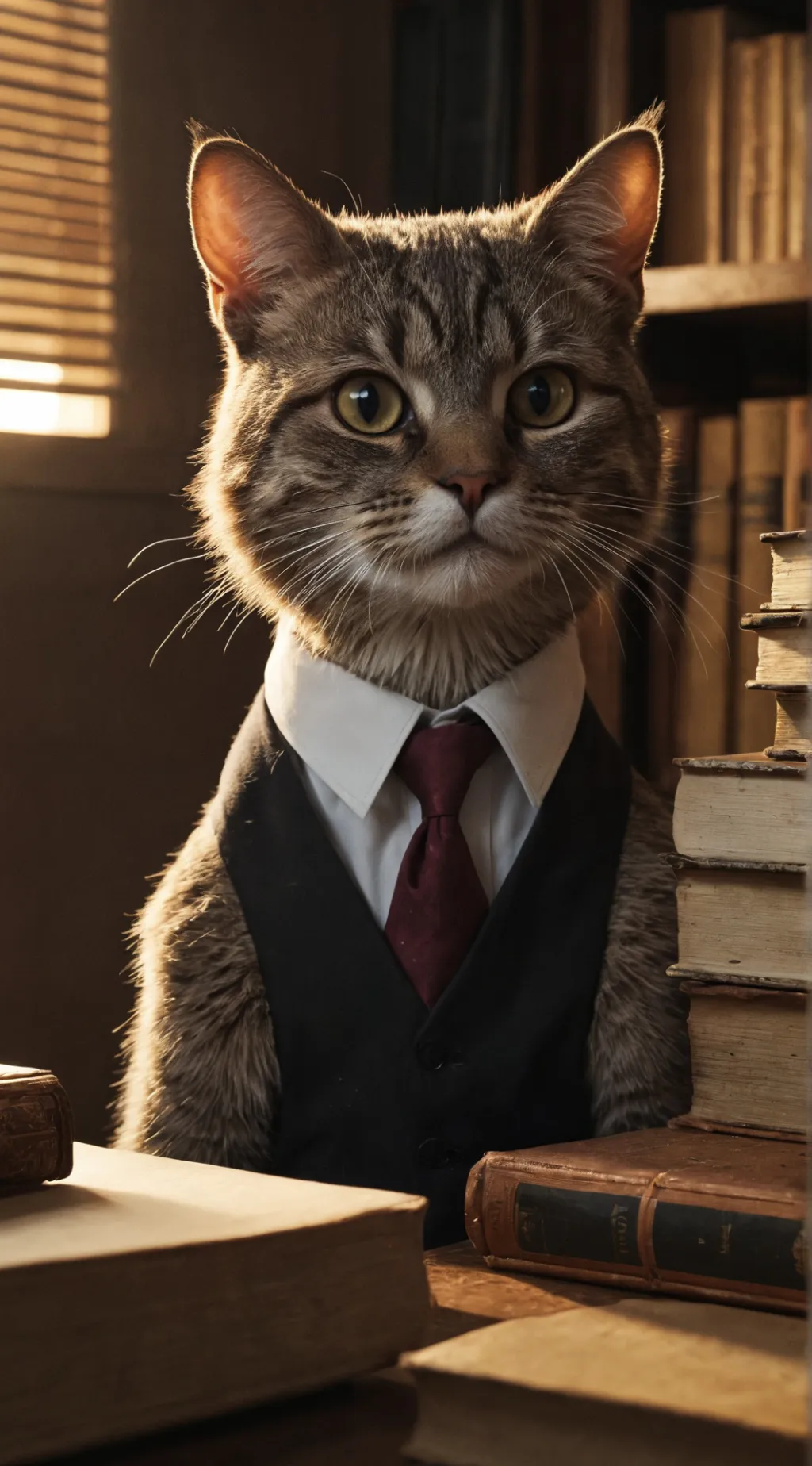 ai character: Mr. Whiskers background