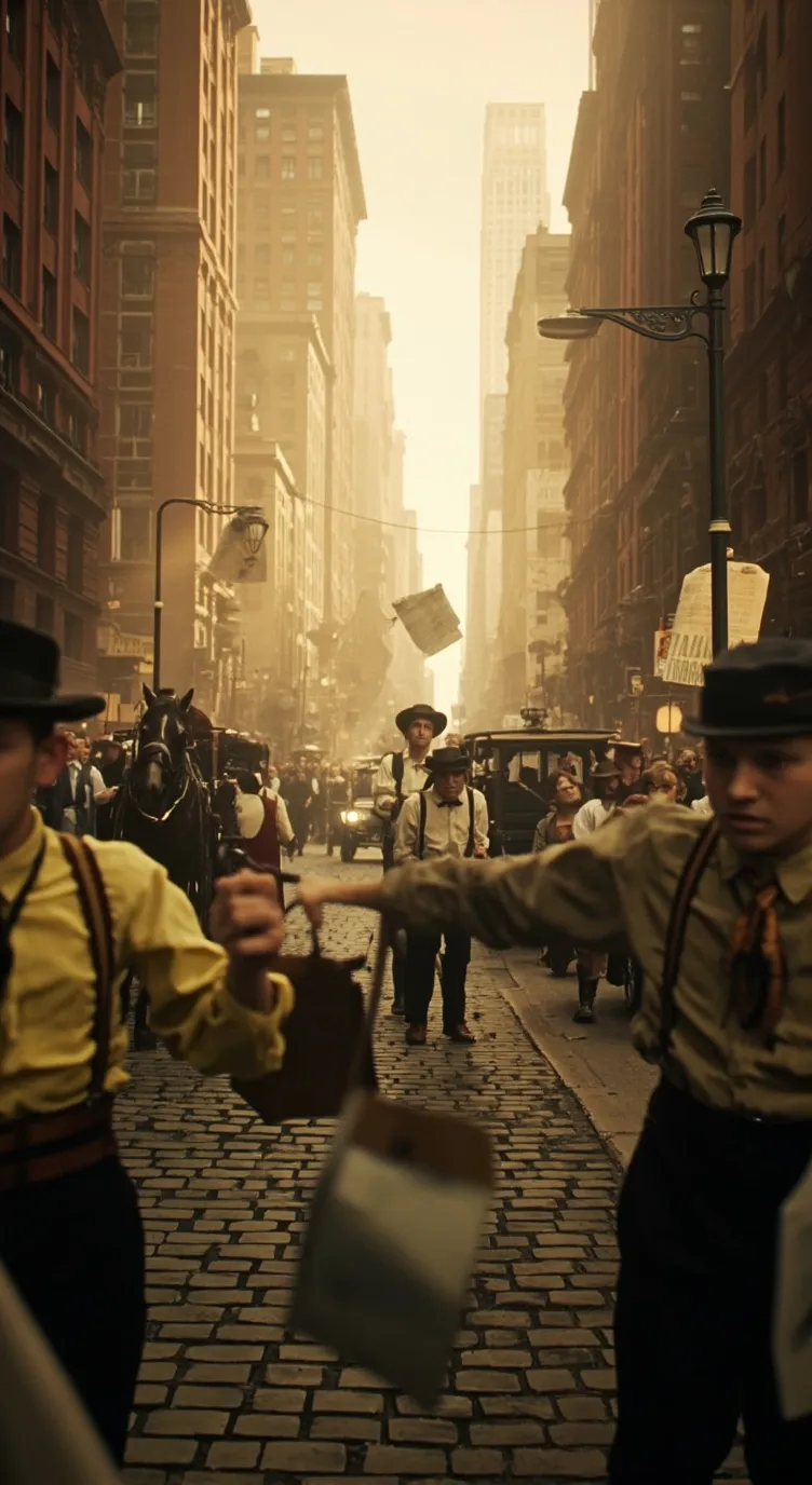 ai character: NEWSIES background