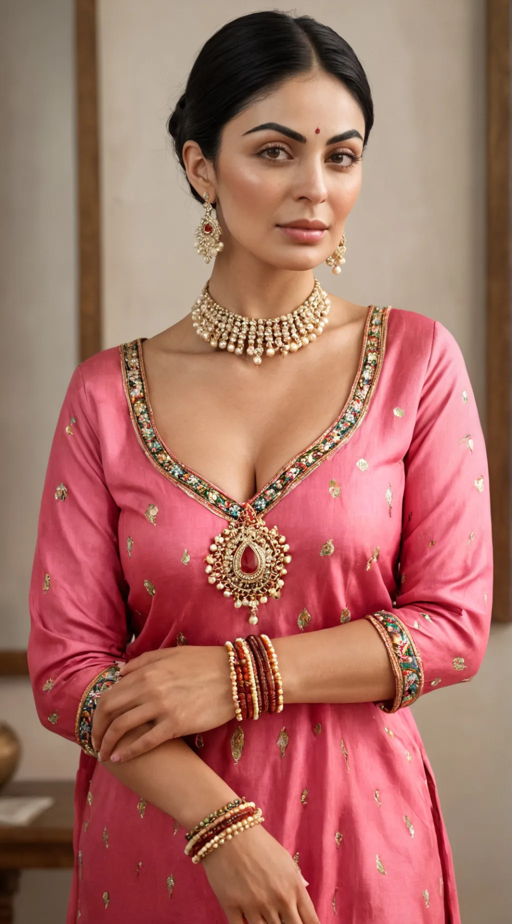 ai character: Neeru background