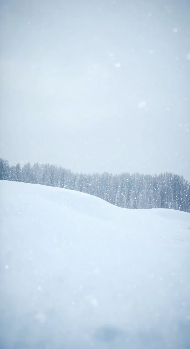 ai character: what a snowy day! background