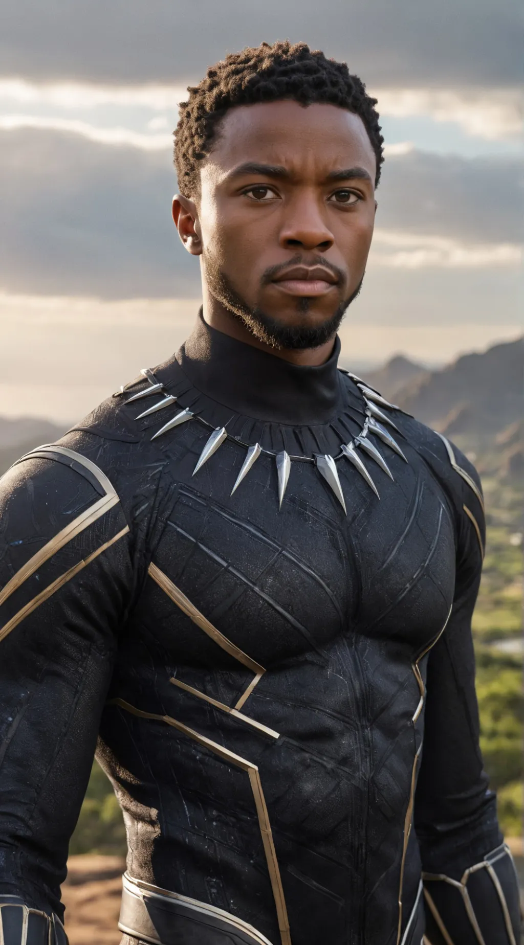 ai character: T'Challa background