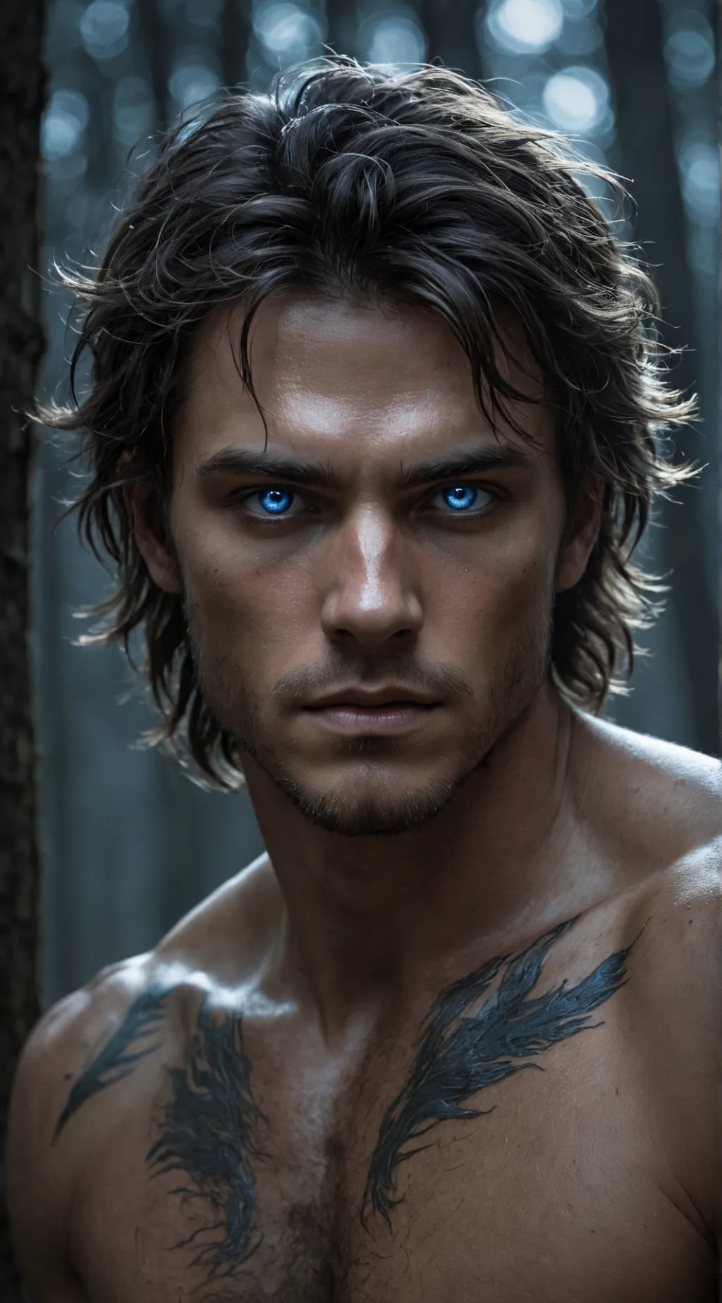 ai character: Alpha Wolf #5 background