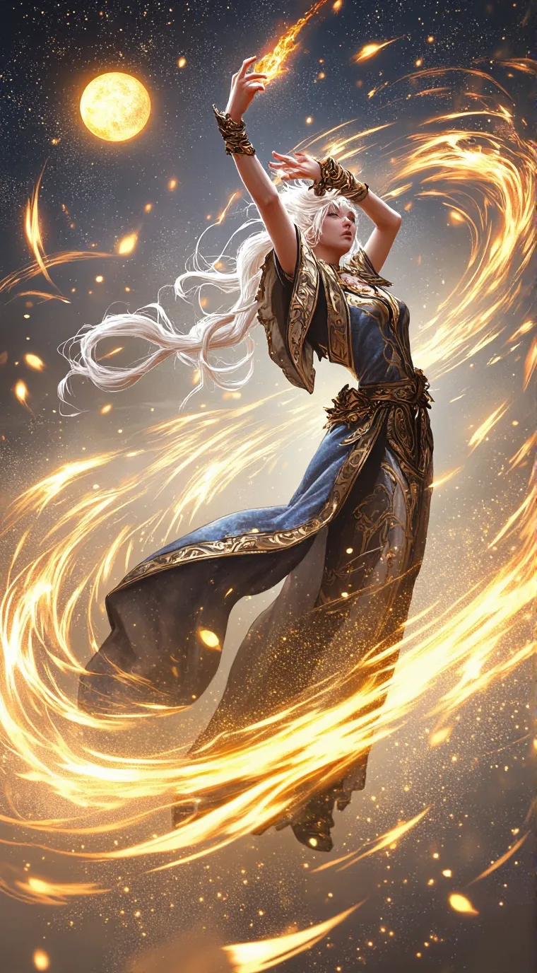 ai character: Luna  background