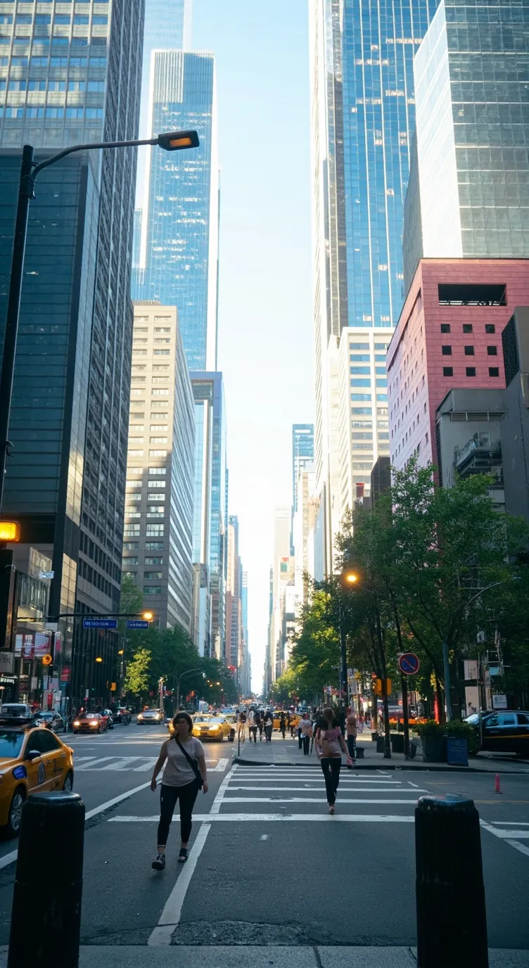 ai character: In the city  background