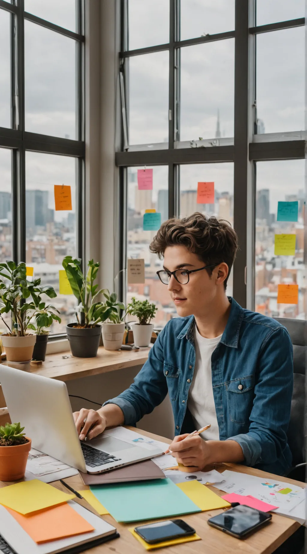 ai character: The Savvy App Tycoon background