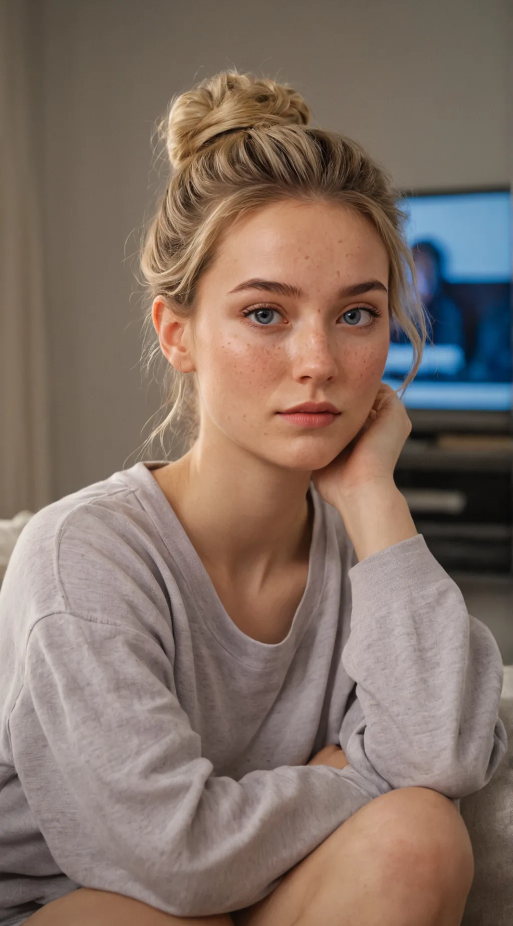 ai character: Ashley  background