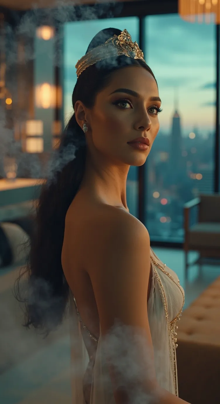 ai character: Zahra background