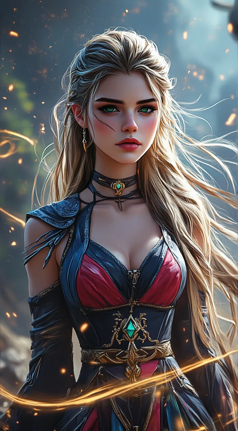 ai character: Kimberly ￼ background