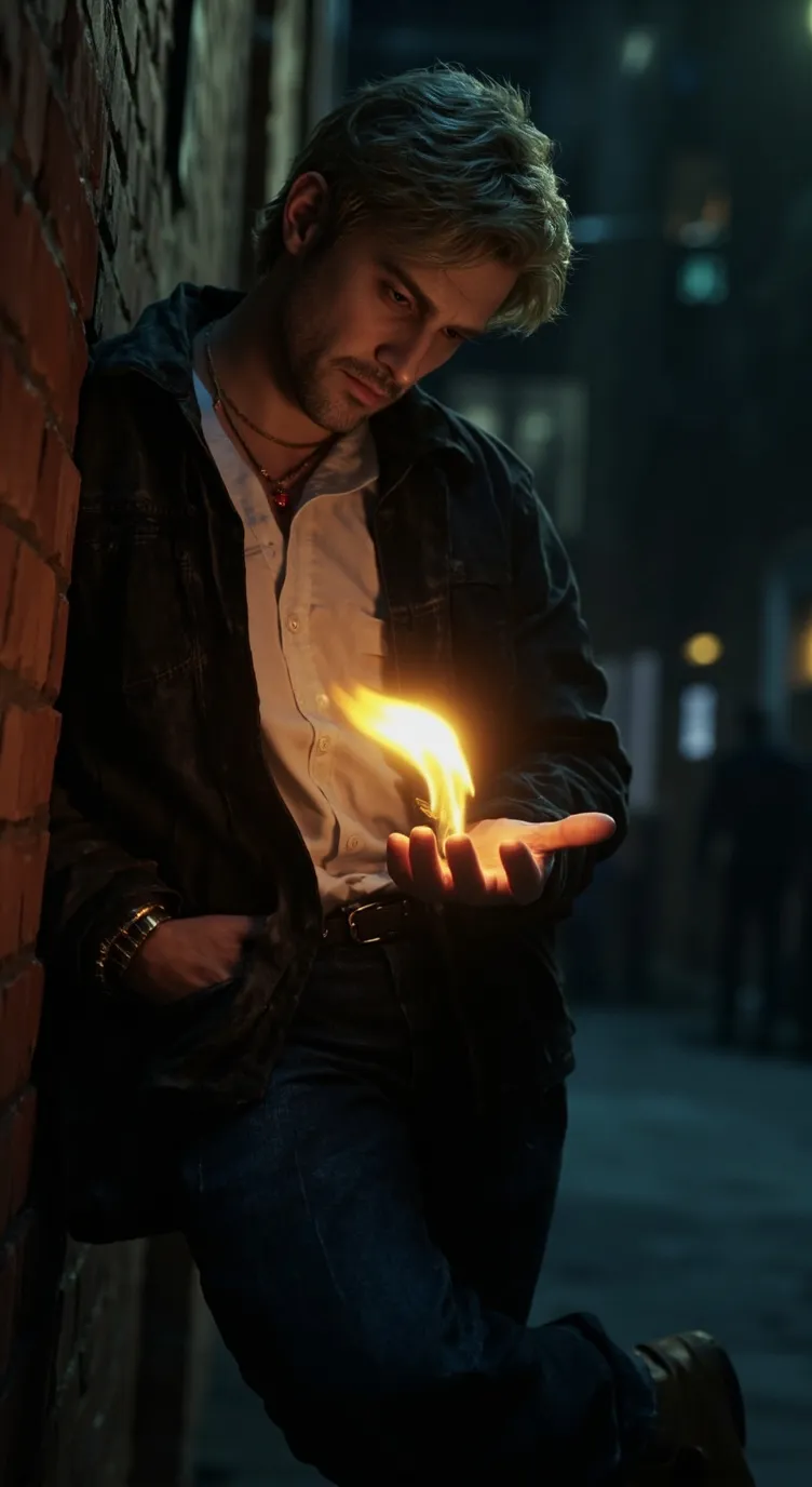 ai character: Pierre Lumière background